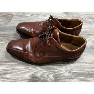 Florsheim Men's Dress Shoes Brown 10.5 EEE Leather Lace Up